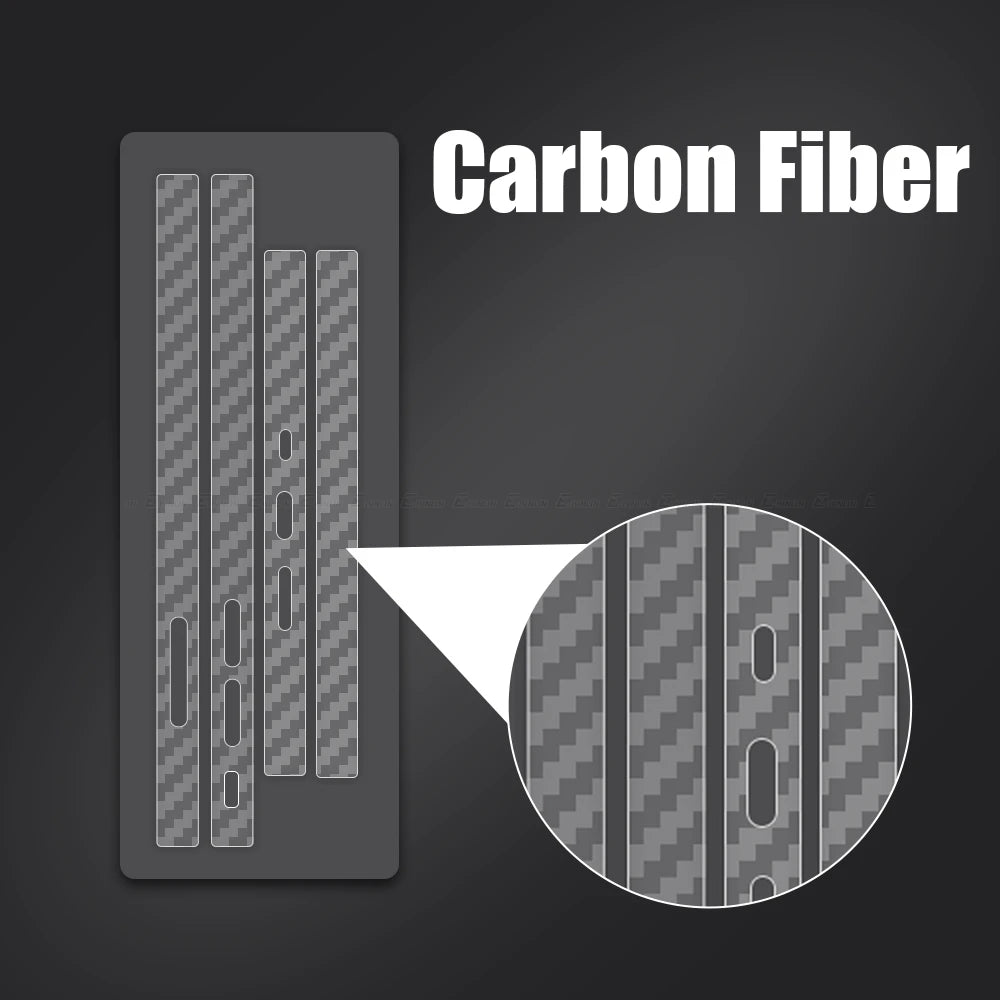 Carbon Fiber Sticker Clear Matte Phone Side Film For iPhone 16 15 14 Plus 13 12 Pro Max Frame Protective Border Hydrogel Film