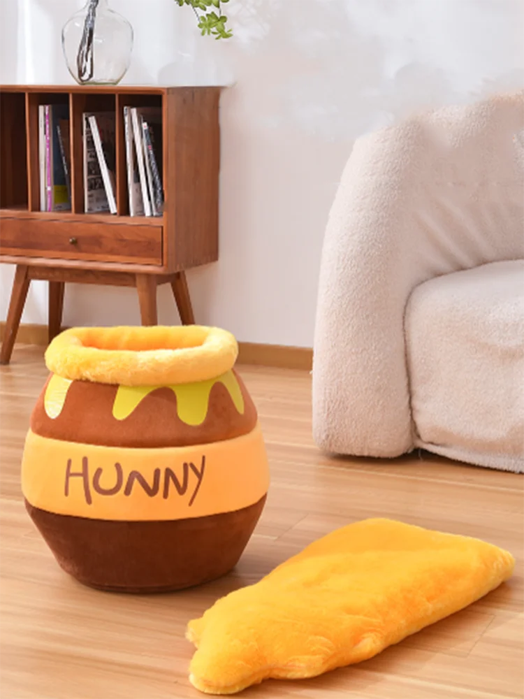 New honey jar cat nest semi-enclosed autumn and winter warm puppy nest soft, comfortable and breathable pet supplies