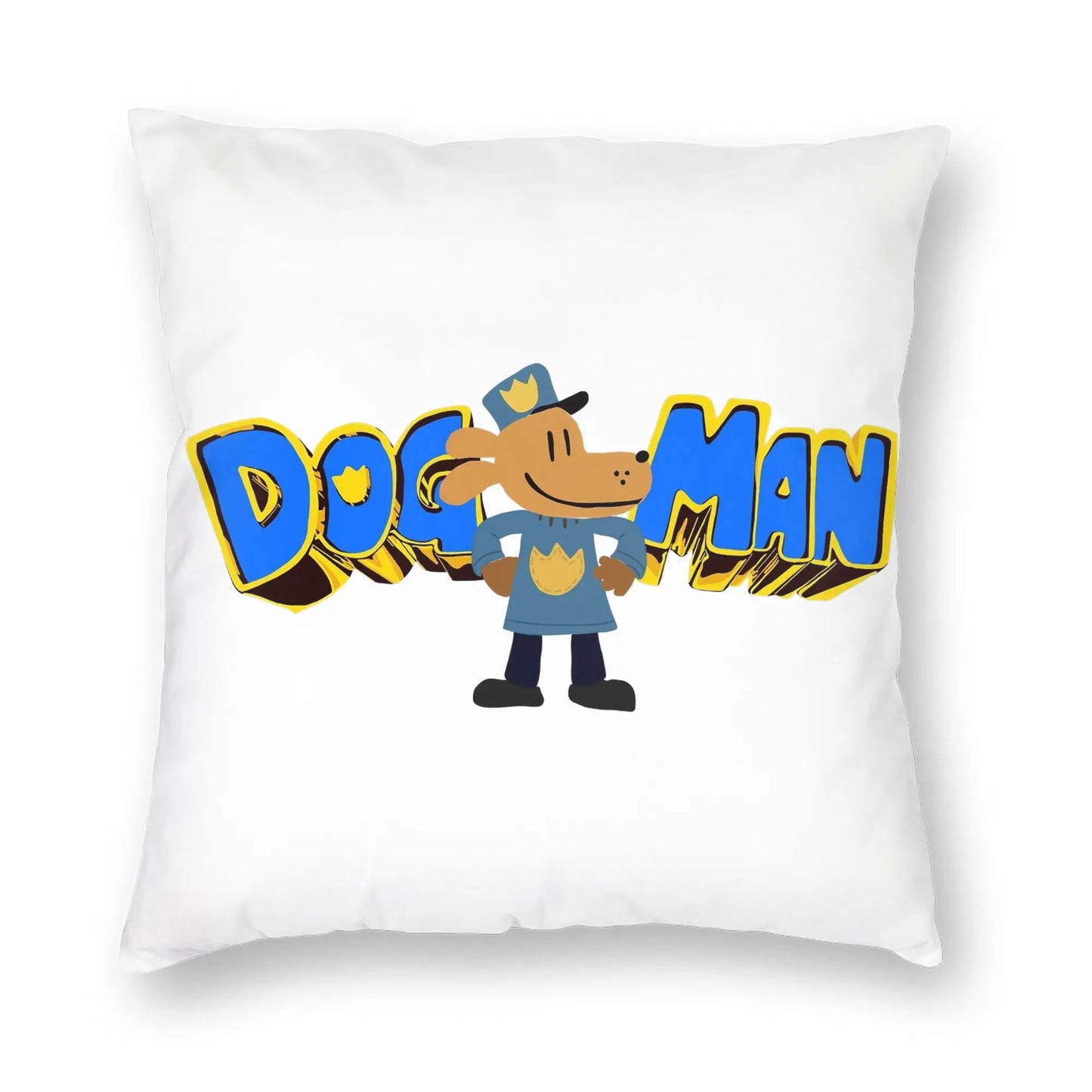 DogMan Petey the Cat x Dog Man Pillowcase Double-sided Printing Fabric Cushion Cover Decor Pillow Case Cover Bed Zipper 40*40cm