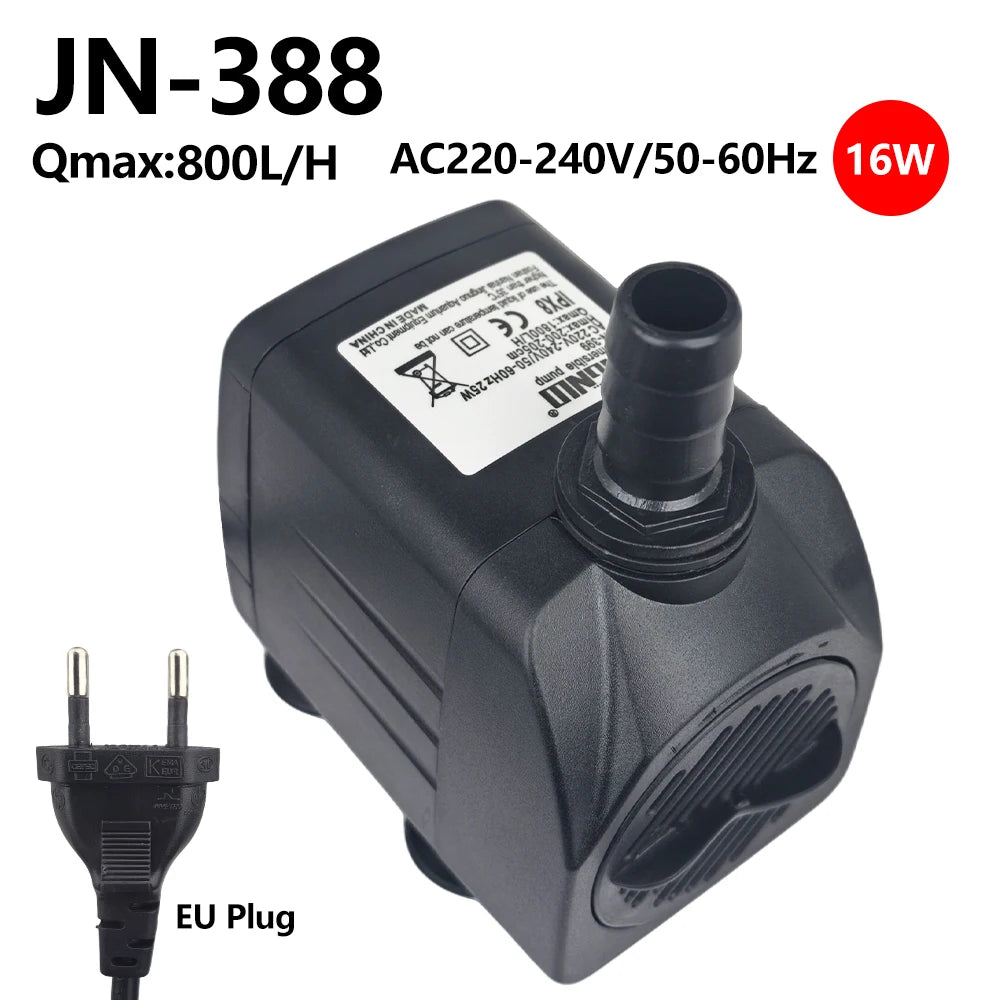 AC220V Multi-functional Silent Aquarium Submersible Pump, Landscape Large-flow Water Spray Pump,Fish Pond Water Circulation Pump