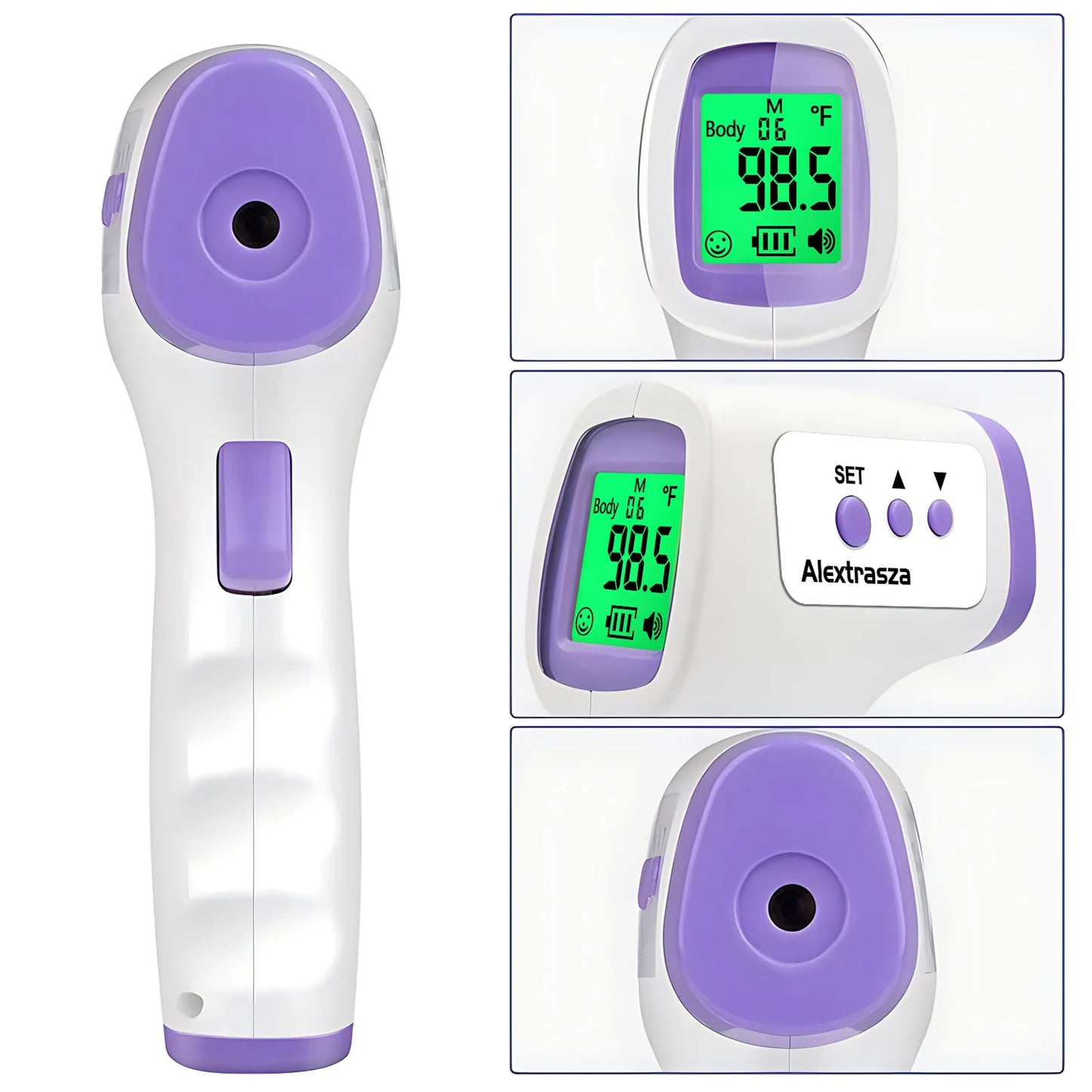 Forehead Digital Thermometer Non Contact Infrared Medical Thermometer Body Temperature Fever Measure Tool For Baby Adults