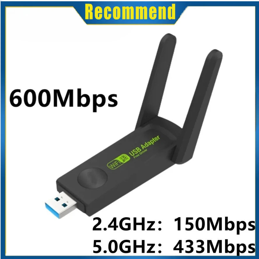 1300Mbps USB3.0 WiFi Adapter Dual Band 2.4G+5Ghz Wireless WiFi Dongle Antenna USB Ethernet Network Card Receiver for PC Desktop