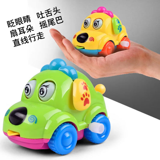 New Clockwork Toy Cartoon Winding Creative Cute Chain up car Small Animal Gift