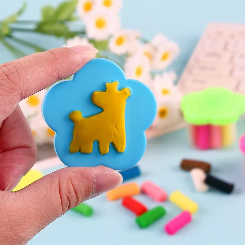 12 Boxes DIY Colorful Clay Handmade Plasticine Toy for Kids Birthday Party Favors Kindergarten Rewards Goodie Bag Pinata Fillers