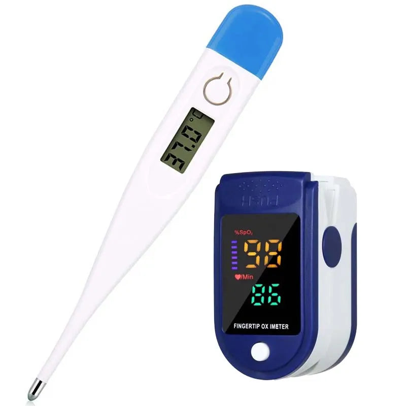 Household Thermometer Baby Adult Medical Ear Thermometer Digital Thermometer Fever Thermometer Pulse Oximeter Finger Medical