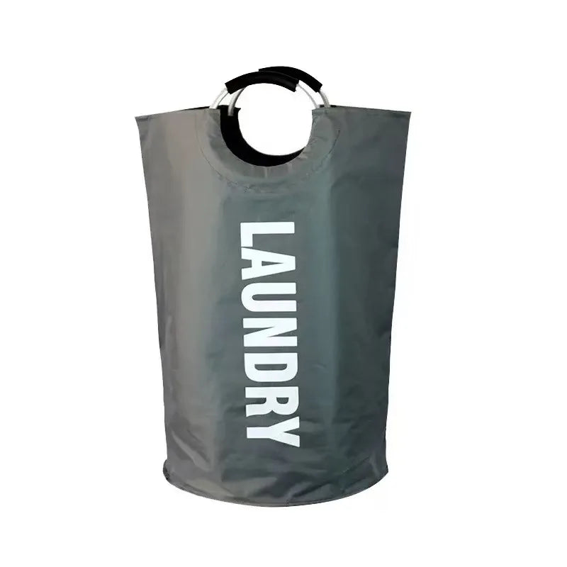 Oxford cloth laundry bag, dirty clothes storage basket, foldable bathroom clothes bucket, large-capacity dirty clothes basket