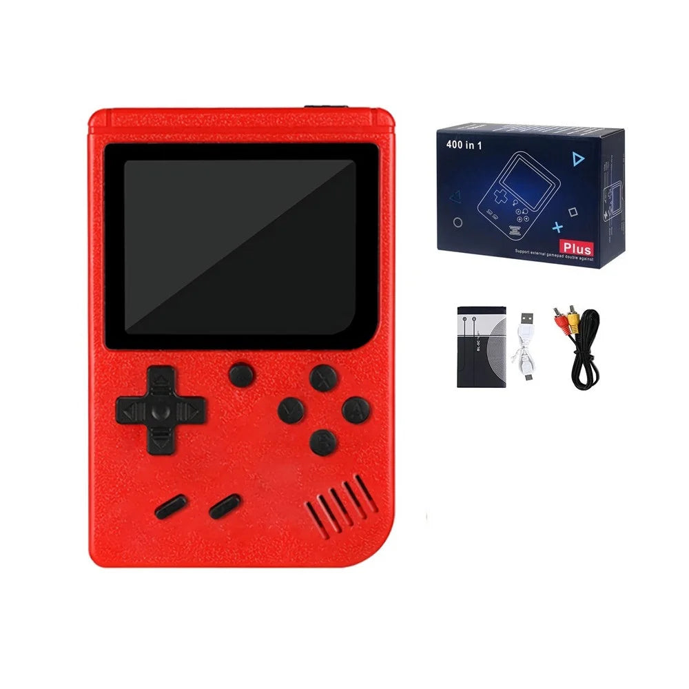 Classic Retro Video Pocket Games Console Lcd Screen Built-in 400 Handheld Or Gamepad Mini Game Player for Boy Christmas Gift