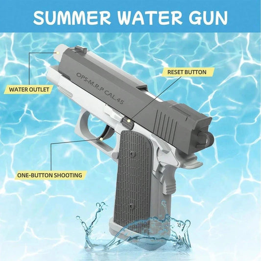 Outdoor Shooting Game Toy M1911 Water Pistol Squirt Gun Water Blaster for Pool Beach Kids Adults Summer Use