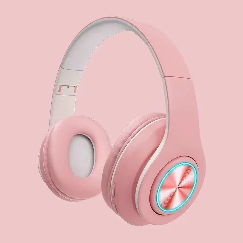 Foldable Bluetooth Headsets Wireless Headphones With Mic Stereo Earphone Support TF Card FM For Xiaomi Iphone Sumsamg Phone