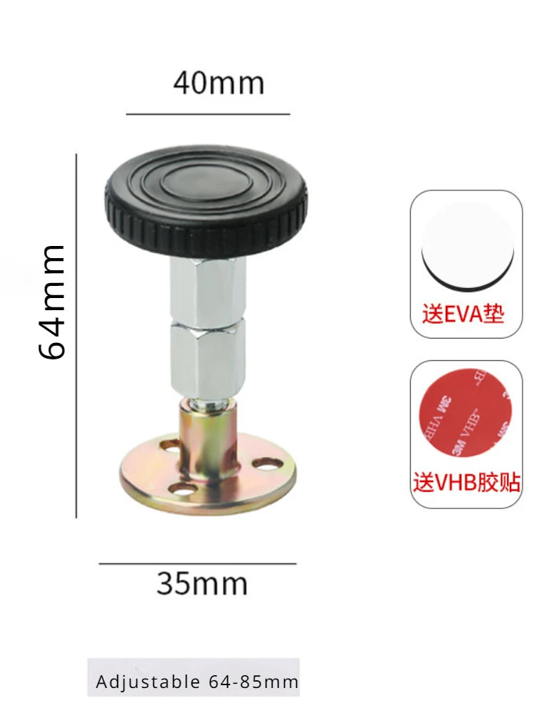 Shock Mount Tools Adjustable Threaded Bed Shock Hardware Furniture Cabinet Stabilizers Headboard Stoppers Self-Adhesive Fixed