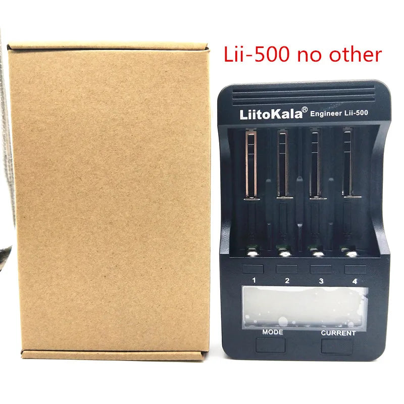 Liitokala lii-600 lii-500 lii-500S LCD 3.7V 1.2V 18650 26650 21700 Battery Charger,Test the battery capacity Touch control