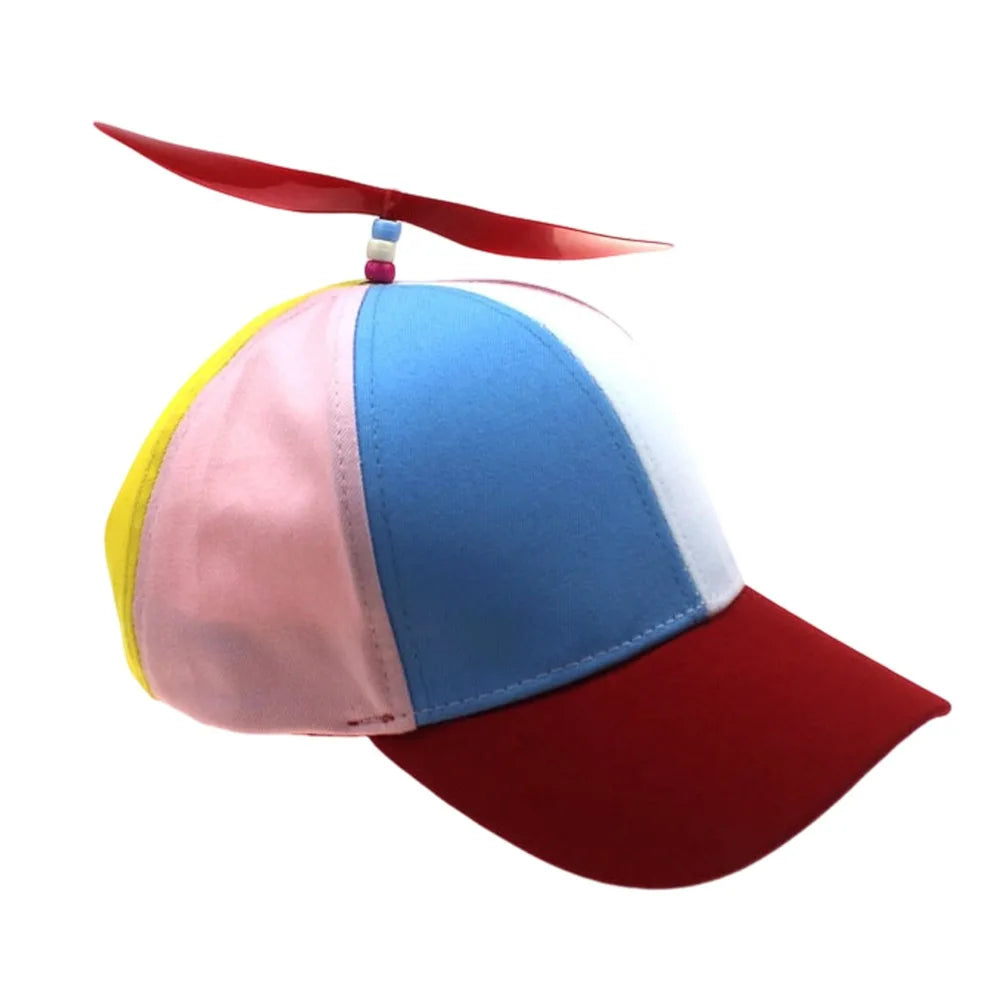 Rainbow Bamboo Dragonfly Baseball Cap Funny Helicopter Propeller Adventure Hat Firefly Cap Snapback Hat For Adult Kids Boy Girl