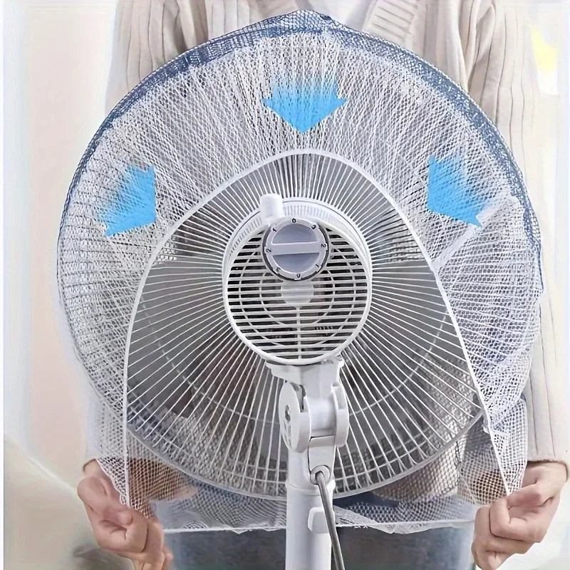 2PCS Universal Reusable Fans Cover Dustproof Net-Hand Wash and Machine Wash Available,Suitable for Bedroom,Kitchen,Living Room