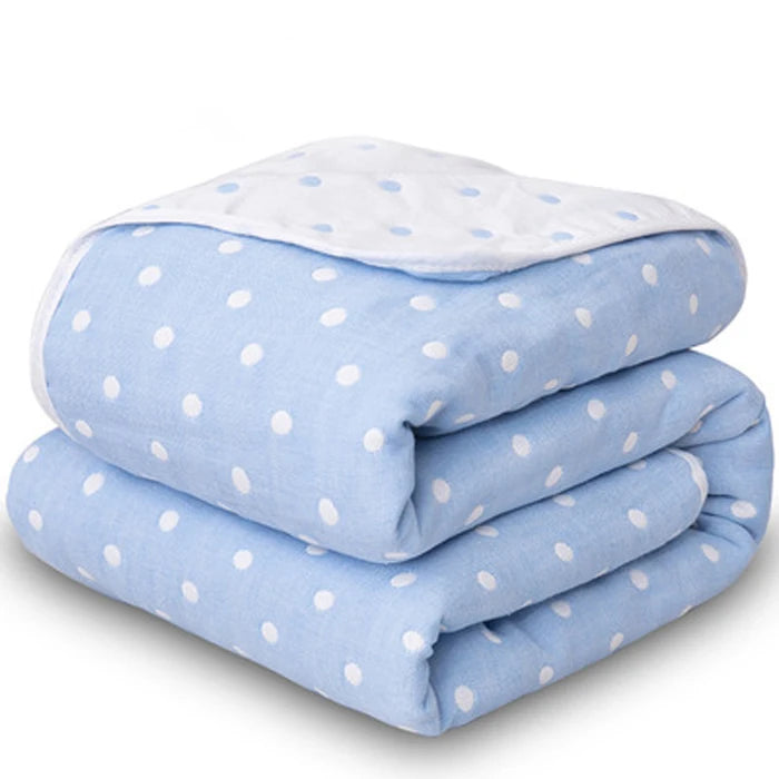 Chiffon towel, 6-layer cotton duvet, adult and children, double bed, air conditioner, fine duvet, extra large bedding