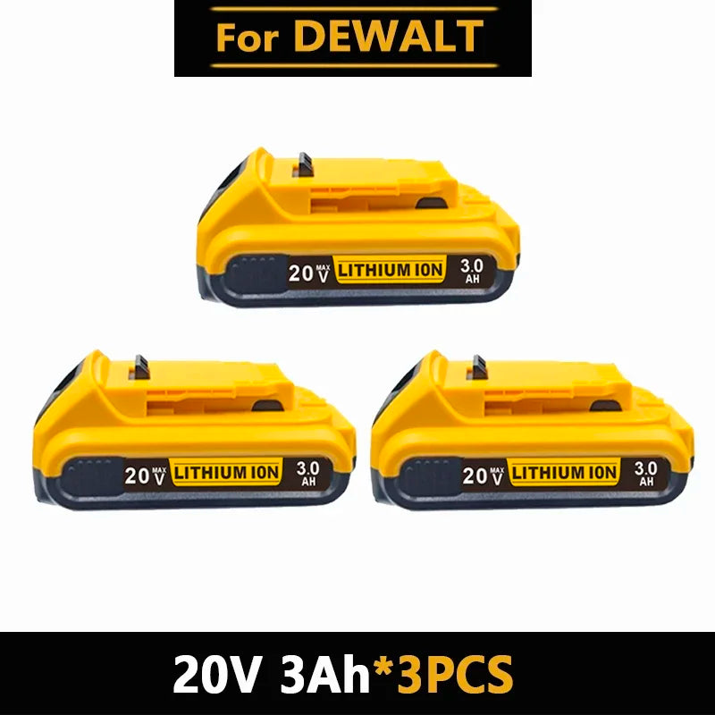 .Original for DEWALT 20v/60V battery DCB606 DCB609 DCB182 DCB205 DCB206 DCB209 power tool 18V battery 6AH 9AH battery.