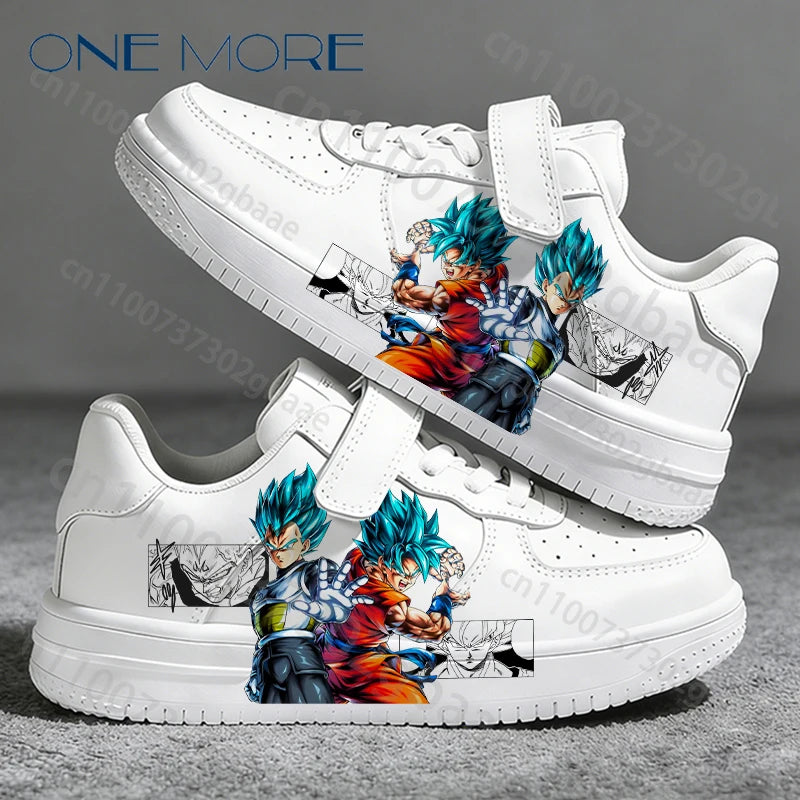Dragon Ball Children's Print Shoes Hot Selling Goku Fashion Waterproof Breathable Wholesale Boys Girls Sneakers Size 28-40