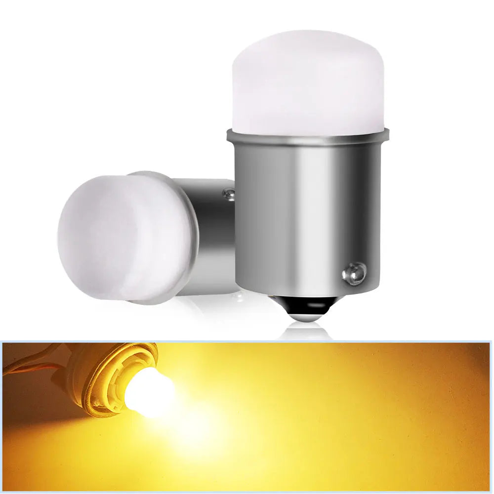 2pcs 1156 P21W P21 5W 1157 BA15S BAY15D 2Pcs 3014 Chips Super Bright 12V/24V LED Car Bulbs Brake Stop Parking Turn Signals Bulbs