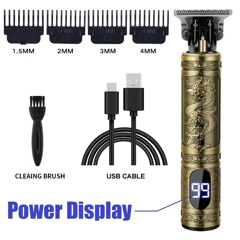 Electric Hair Cutting Machine And the accessories T9 Clipper Hair Rechargeable Man Shaver Trimmer For Men's Barber Professional