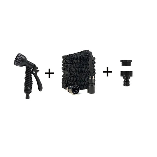 Expandable Magic Hose High-Pressure Car Wash Cleaning Water Gun Home Garden Watering Water Pipes Gardening Supplies 25FT-100FT