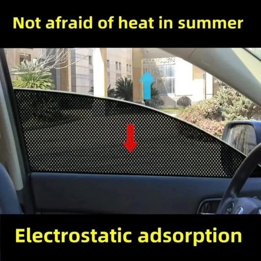 2 PCS Car Sunroof Film Durable High-Quality Anti-UV Sunscreen Stickers PVC Electrostatic Cover for Vehicle Roof