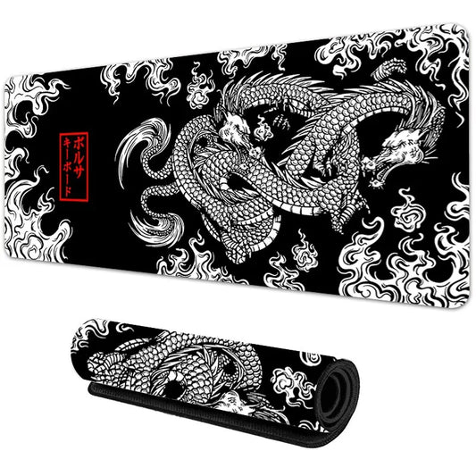 Japanese Dragon Large Gaming Mousepad Keyboard Gamer Mouse Pad on The Table Speed Desk Mat Anime Mouse Mats ,Dragon pattern