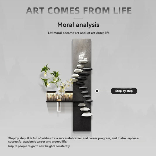 Light Luxury Hydroponic Green Plants LED Decorative Painting Home Decoration Living Room Bedroom Sofa Wall Corridor Mural Light