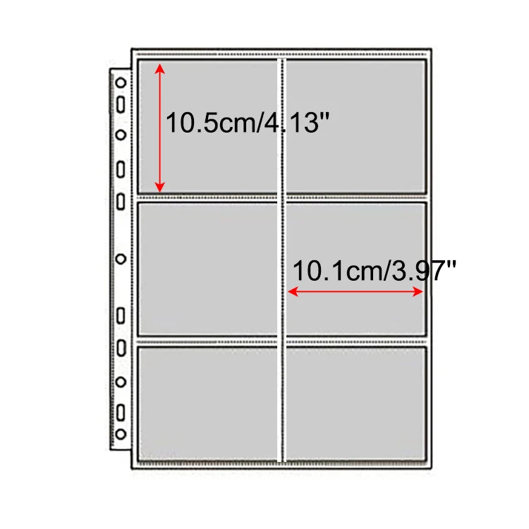 A4 Binder Photocards Holder Kpop Photo Card Page 2/3/4/9/10 Pocket Sleeves PVC Free Photo Album Refills 4x6 10x15 Pocket Sleeves