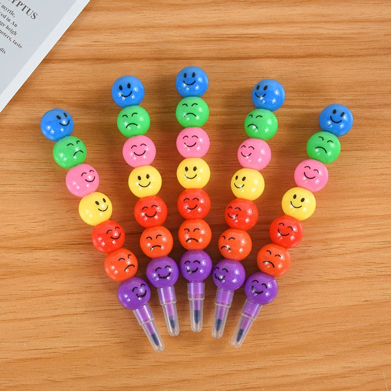 5/10Pcs Lollipop Building Block Crayon Pencil Painting Pen Kids Birthday Party Favors Pinata Fillers Back To School Stationery