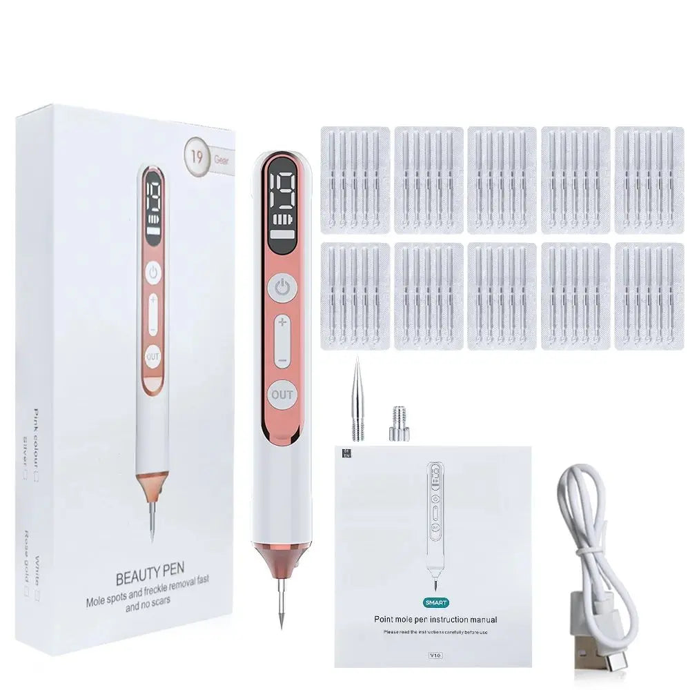 Skin Tag Remover Wart Eliminator Laser Plasma Pen Papillomas Electric Freckle Dark Spot Mole Removal Skin Tag Remover Pen