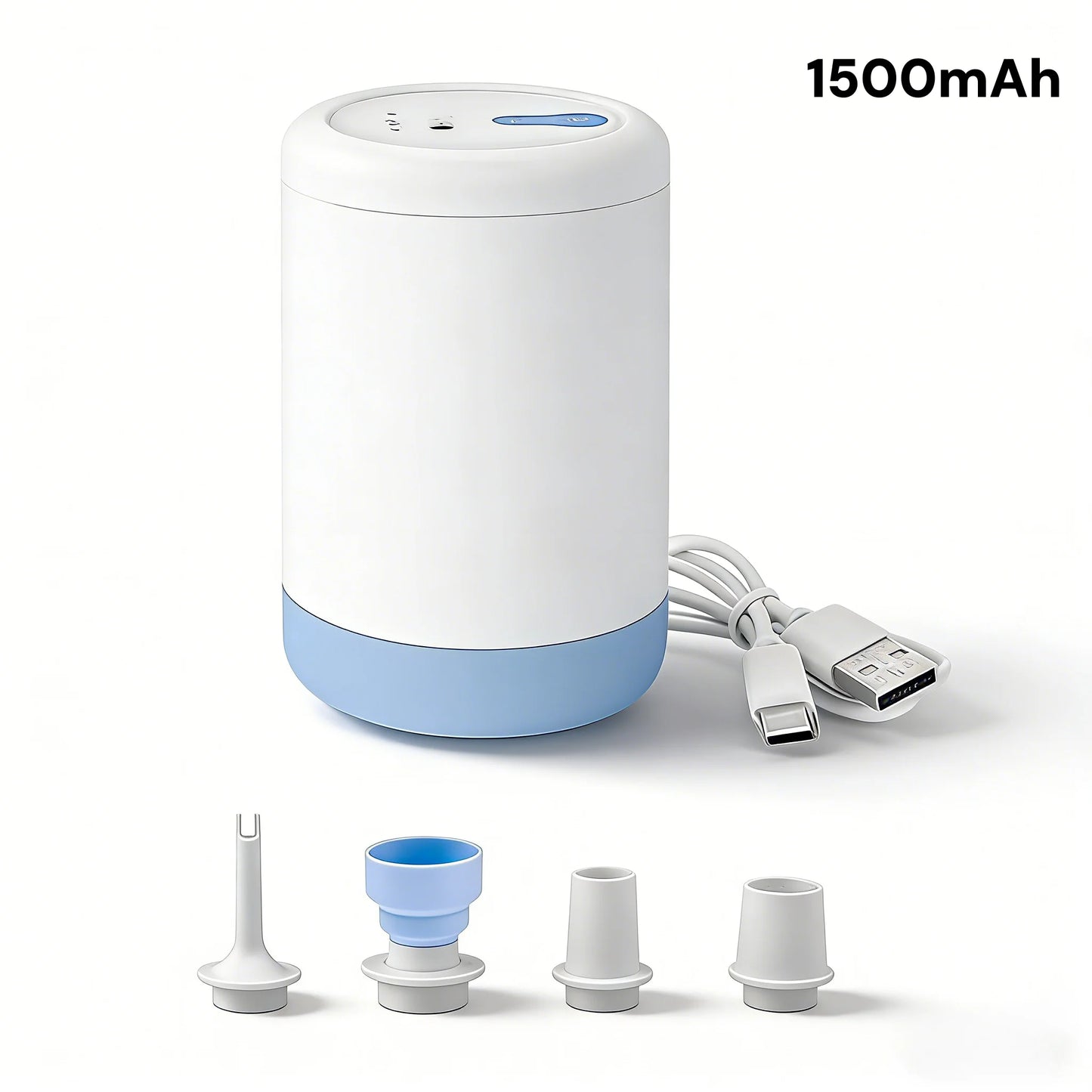 Rechargeable Air Pump for Inflatables, Cordless Electric Pump for Air Mattress Pool Floats, Mini Vacuum Pump for Storage Bags