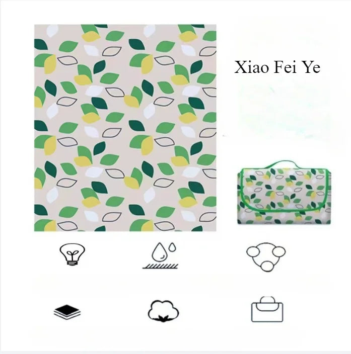 Picnic Mat - Foldable - for Spring Outings, Picnics, Beach Camping - Waterproof and Moisture-proof - Ground Mat - Picnic Cloth