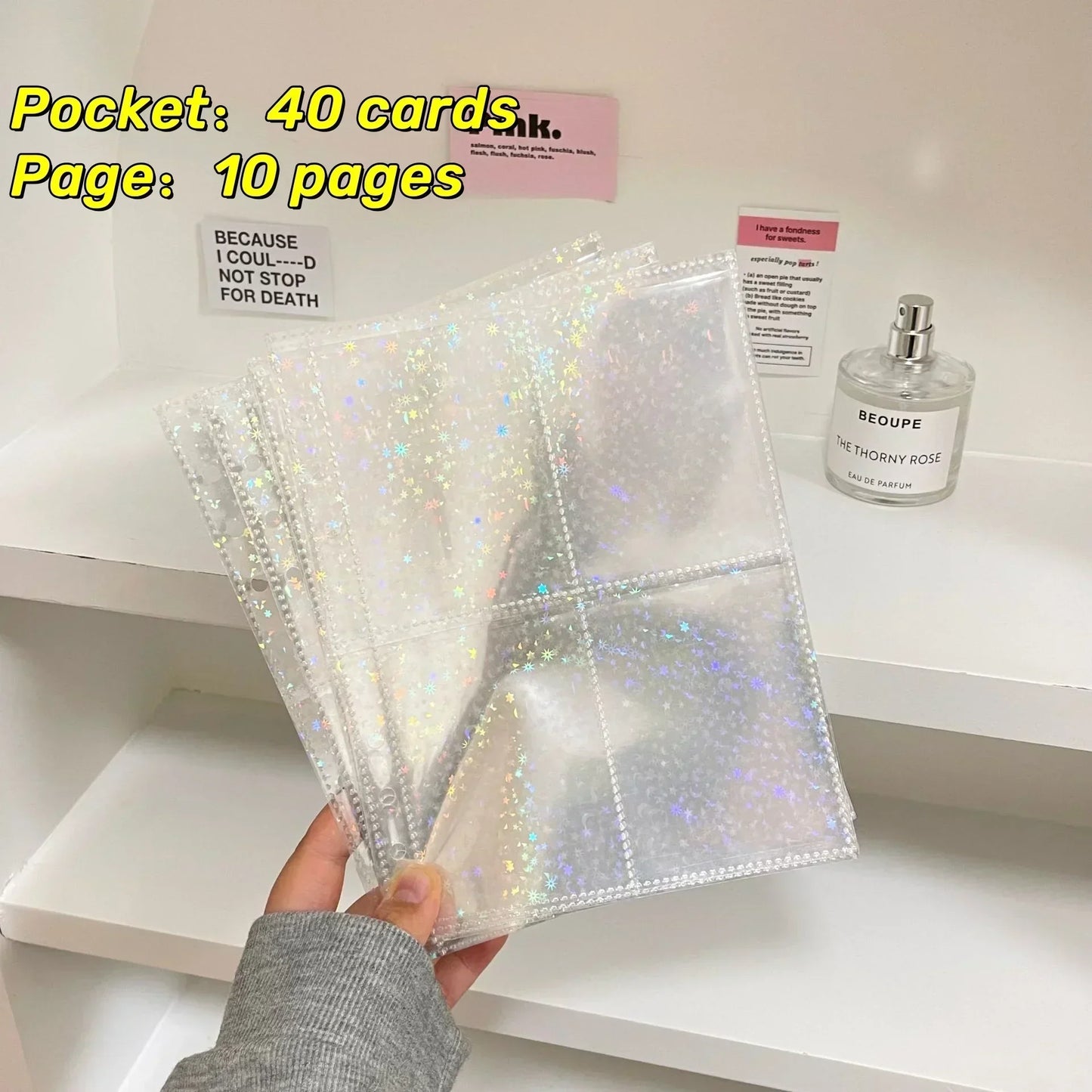 A5 Binder Photocards Cover Kpop Loose-leaf Collect Book Photo Cards Album Storage Book Stationery Birthday Gifts 포토카드 바인더