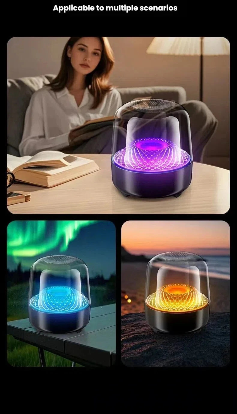 Glaze 5 Subwoofer Bluetooth 5.3 Audio Breathing Lamp Speakers Hi-Fi Acoustic Wireless Soundbar Portable Speaker for Home Theater