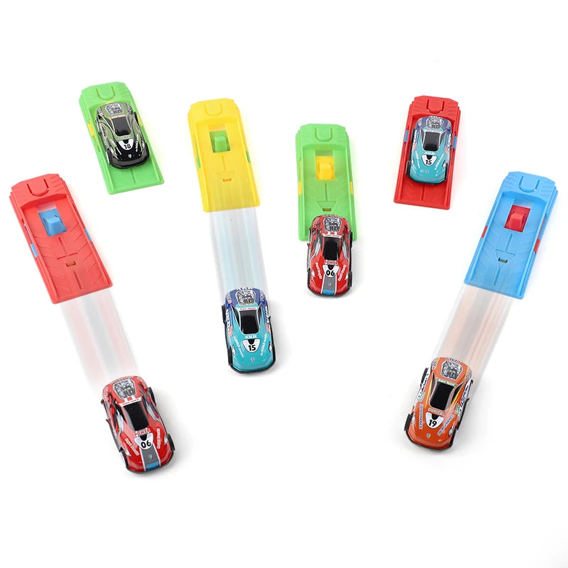 5-20Pcs Alloy Shooting Flying Racing Car Toys for Kids Boy Birthday Party Favors Goodie Pinata Fillers Baby Shower Guest Gifts