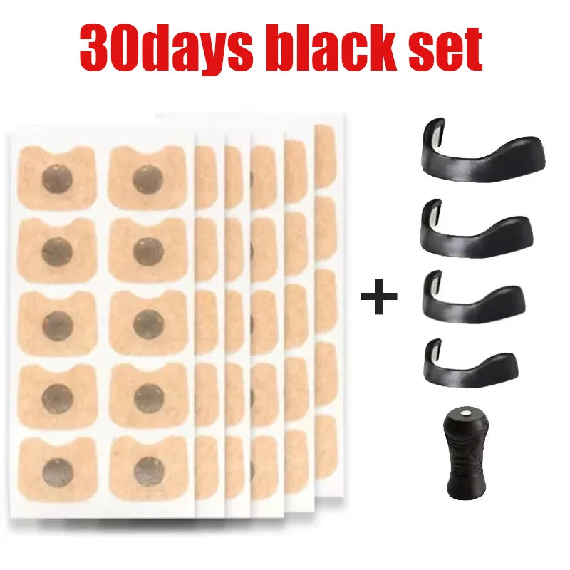 30/90/180/300Pcs Nose Breathing Patches Magnetic Suction Iron Nasal Strips Increase Air Improve Sleeping Reduce Snoring Tools