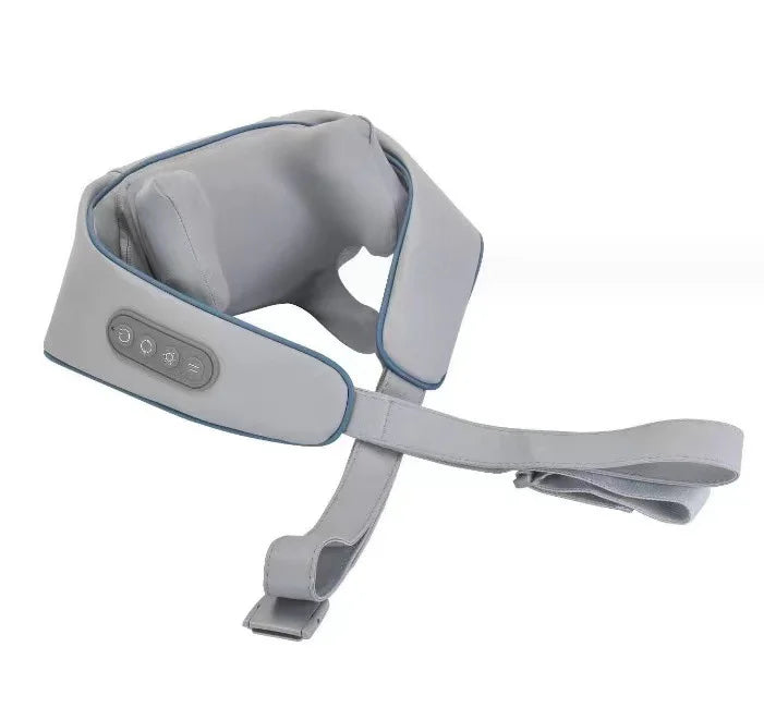 New USB Tape Neck Shiatsu Massage Belt Neck Back Shoulder and Neck Massager U-shape Electric Neck Massager with long-las