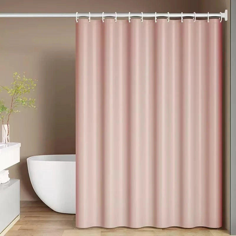 Premium PEVA Bath Curtain - Waterproof & Opaque Shower Liner with Metal Grommets, Silky Feel