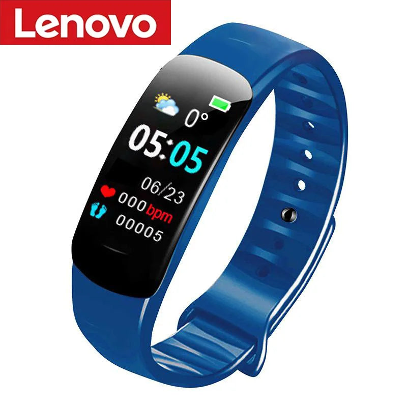Lenovo C1 Plus Smart Watch Bluetooth Step Counting Sports Bracelet Fitness Tracker Heart Rate Blood Pressure Sleep Men Women