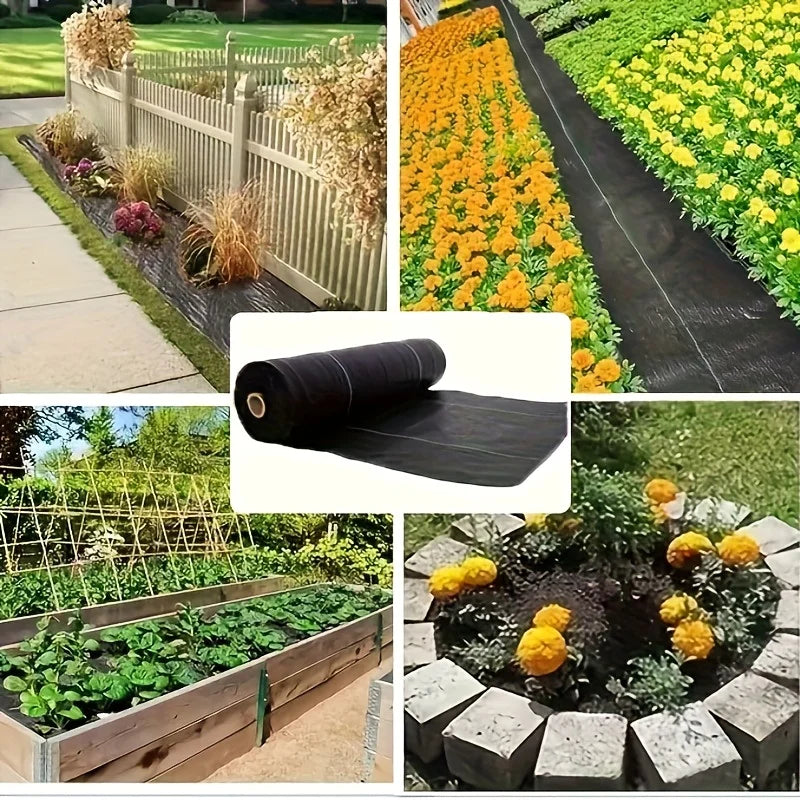 Landscape Fabric Weed Barrier Ground Suitable for Gardens, Weed Control, Erosion Control, Driveways & Pathways - Installation