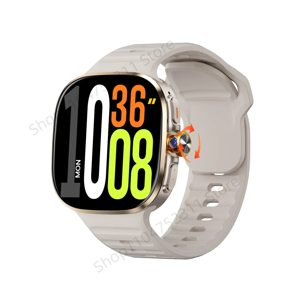 M99 Smartwatch 5G With 2.4inch Amoled Screen 900W Rotating Camera WIFI GPS Position Compass NFC Bluetooth Smart Watch Men Women