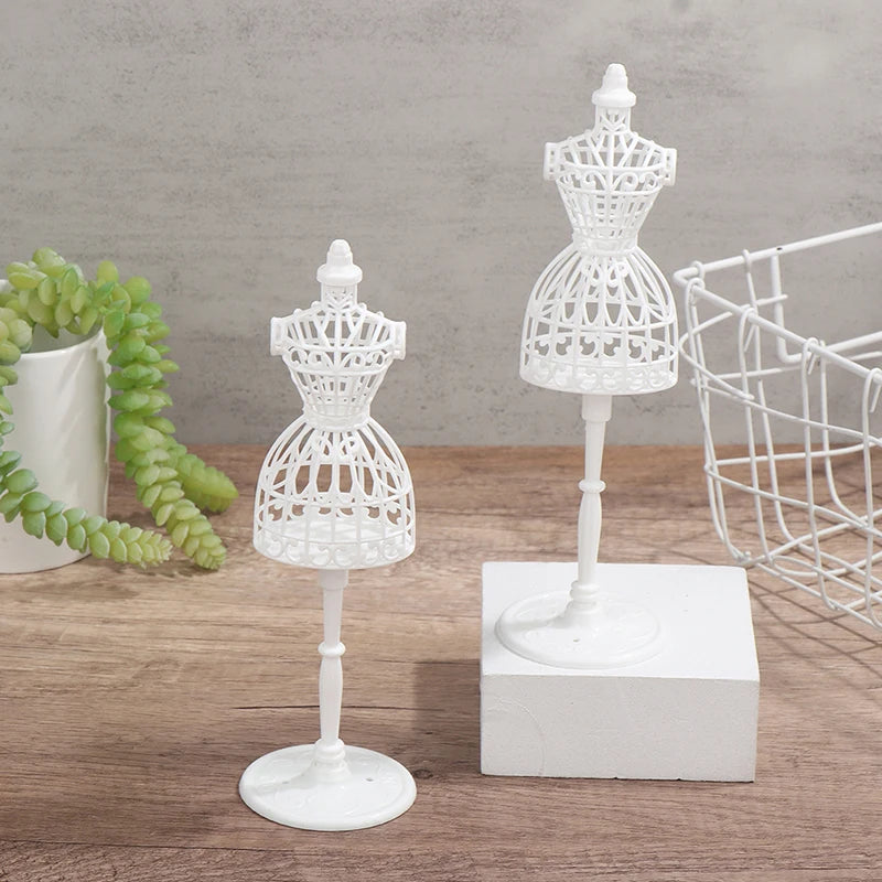1/6 Doll Mannequin Coat Hanger Dollhouse Doll Skirt Support Wedding Mannequin Stand Humanoid Model Toy Doll Gown Display Form