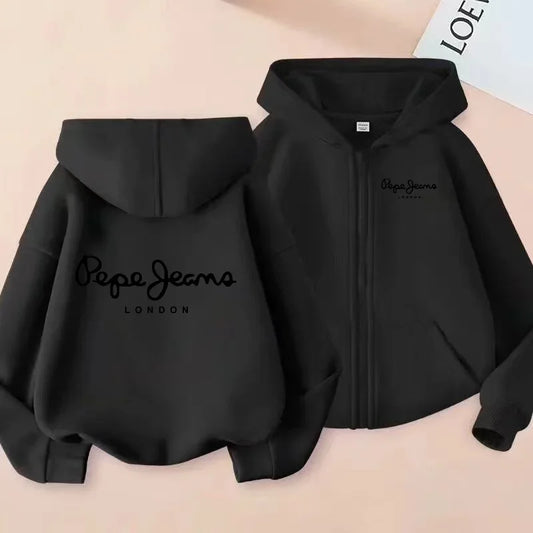 2026 men's and women's cardigans, hooded zippered hoodies, sportswear, casual, fashionable, playful, loose outerwear clothing