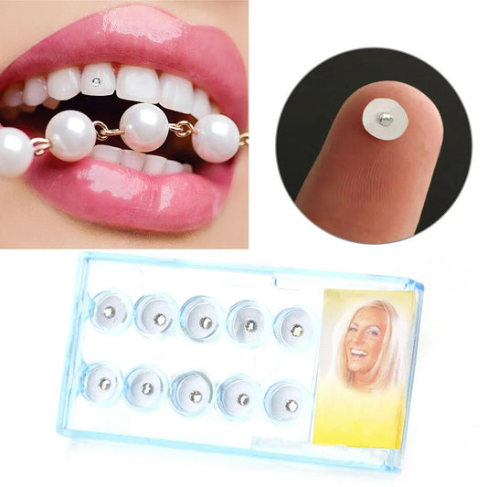 10pcs Dental Oral Teeth Diamond Tooth Gems Crystal Ornaments Jewelry UK