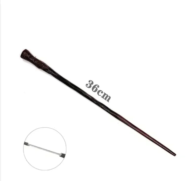 New Anime Cosplay Metal Core Magic Wand Harri Decoration Toy Accessories For Bacchetta Di Plastic Pottee Magic Stick