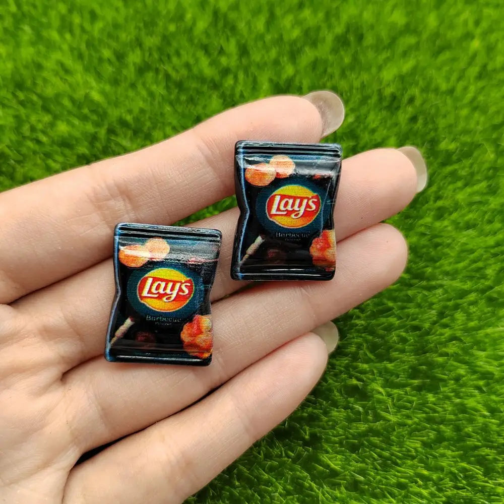 8pcs Assorted Resin Dollhouse Miniature Food Chips Snack Bag for Blyth ob11 Doll Accessories Toy
