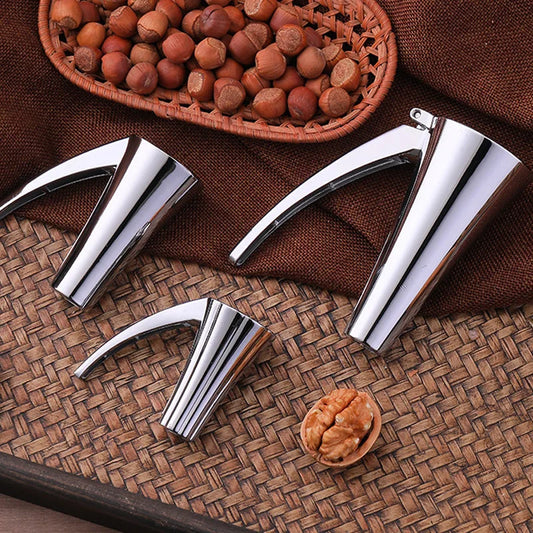Customizable Zinc Alloy Walnut Nut Shelling Tool Multifunctional Nut Shelling Tool Clip Funnel Design Nut Shelling Tool HTGJ5011