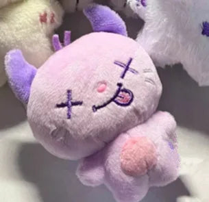 10cm Kpop DRAMA KARINA Same Plush Ning Winter Cartoon Cute White Snow Man Soft Animals Dolls Keychains Key Rings Bag Pendants