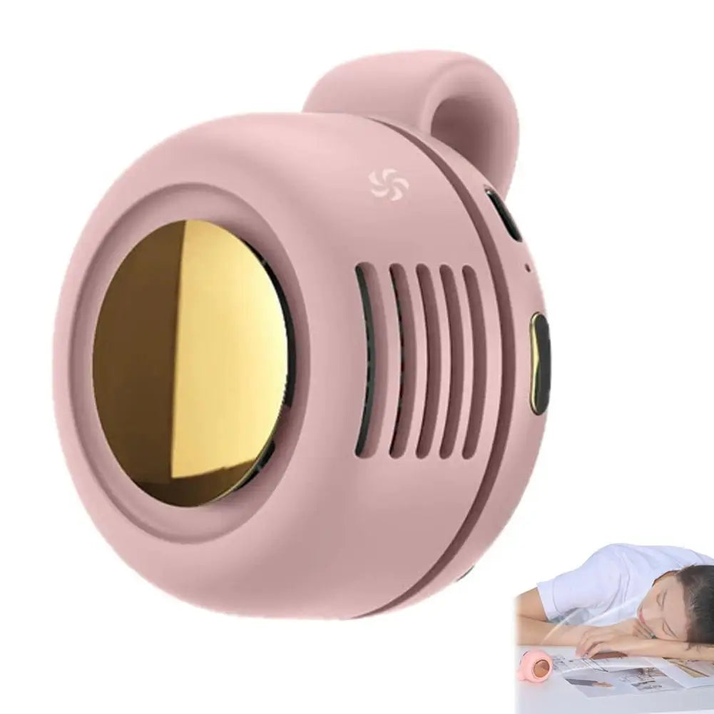 Whirlwind Leafless Mini Fan With Portable Button Design USB Charging Silent Portable Mini Fan For Home And Outdoor Travel