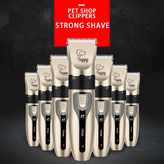 Dog Clipper Pet/Cat/Rabbit Hair Clippers Grooming Haircut Professional Trimmer Shaver Set Pets Cordless Rechargeable Promotions