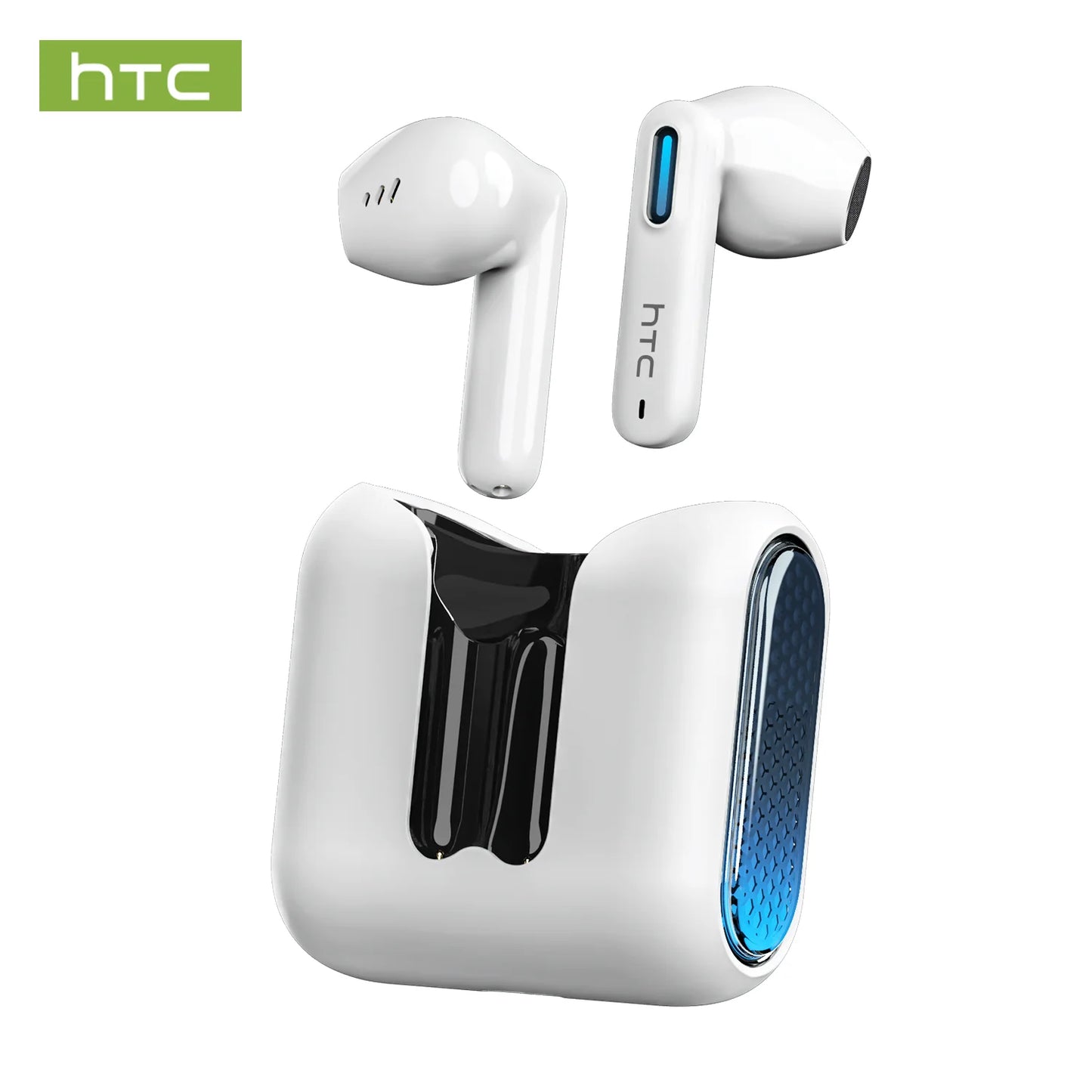 HTC NE49 Earphones Bluetooth V6.0 Noise Reduction TWS Sports Wireless Headphones with Mic Long life